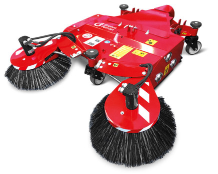 Spazzatrice doppio stadio con raccolta SMG 150